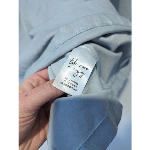 Nic + Zoe NZT 3/4 Sleeve Roll V Tee Quarter Sleeve Raw Hem - Picture 8 of 8